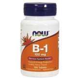 NOW Foods - Vitamin B-1 Thiamine, 100mg - 100 tablets
